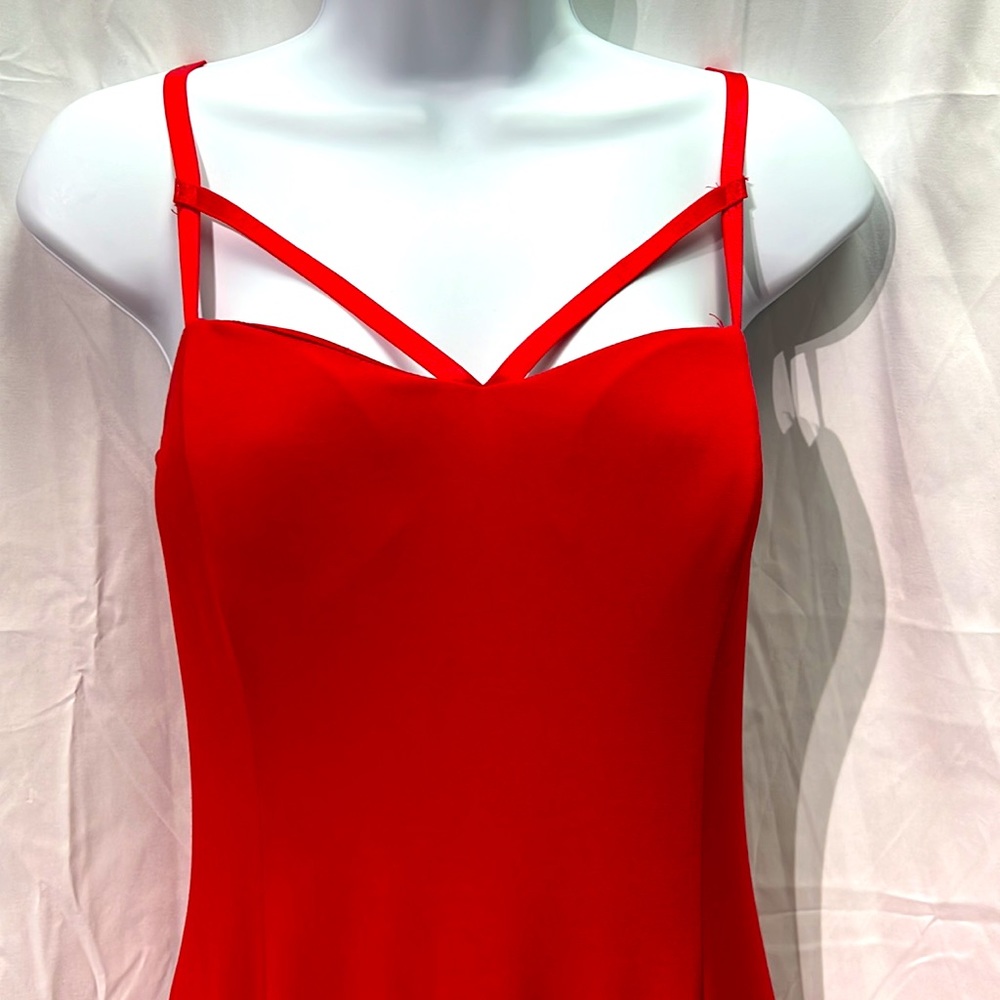 City Triangles stunning red prom dress - size 11 - Picture 2 of 9